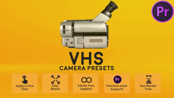 Download: Videohive 52251301 VHS Camera Presets for Premiere Pro