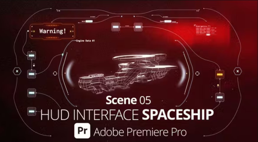 Videohive 52354406 HUD Interface Spaceship 05 Pr, GFXHive