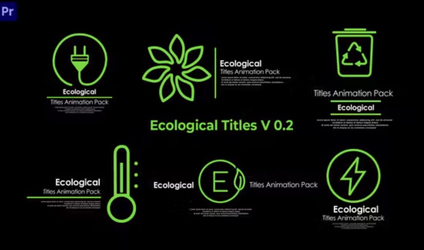 Videohive 52349984 Ecological Titles V 0.2