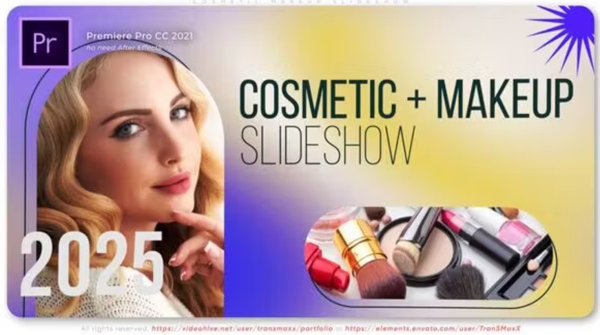 Videohive 52362079 Cosmetic Makeup Slideshow