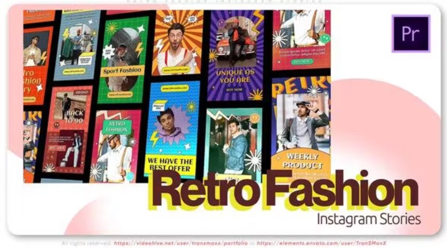 Videohive 52362117 Retro Fashion Instagram Stories