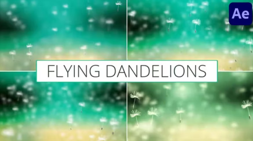 Videohive 52411210 Flying Dandelions for After Effects