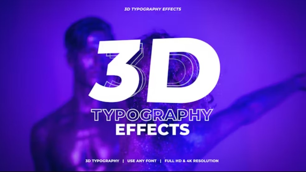 3D Typography Effects | Elevate Your Videos with GFXHive