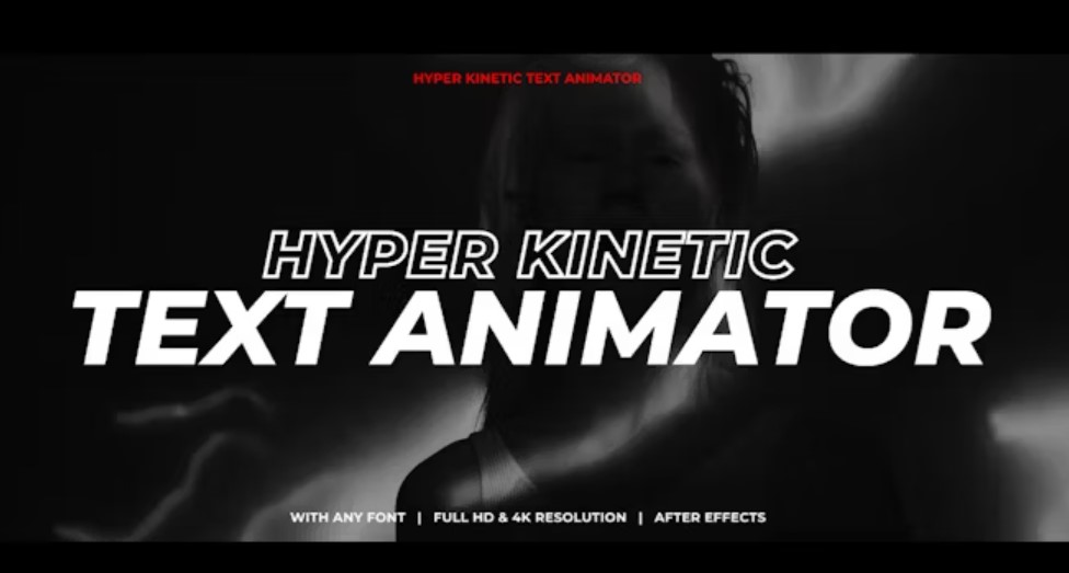 Hyper Kinetic Text Animator | Elevate Your Videos with GFXHive