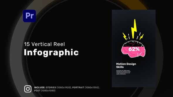 Videohive 52332611 Infographics Reels for Premiere Pro