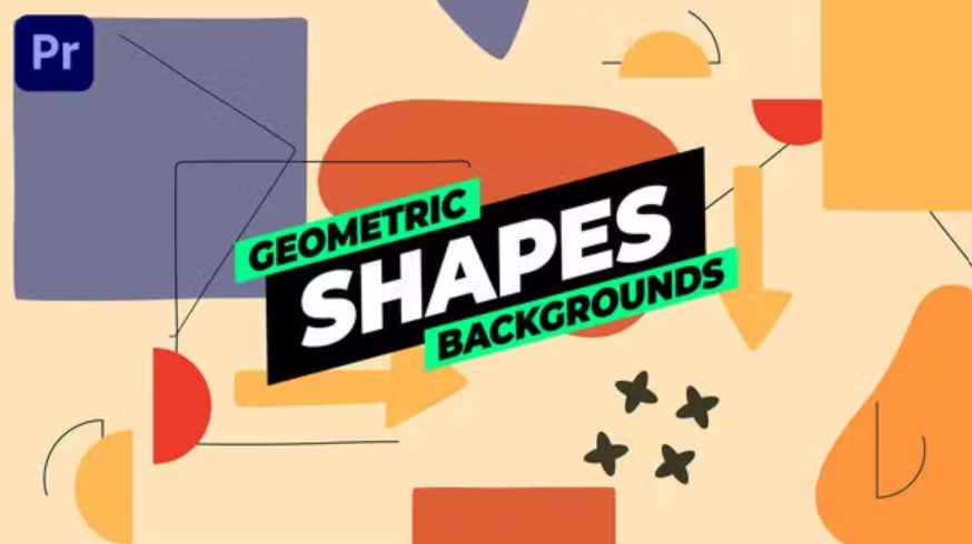 Videohive 52420281 Geometric Shapes Backgrounds