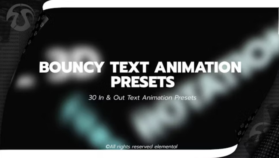 Bouncy Text Presets - Enhance Your Videos with GFXHive