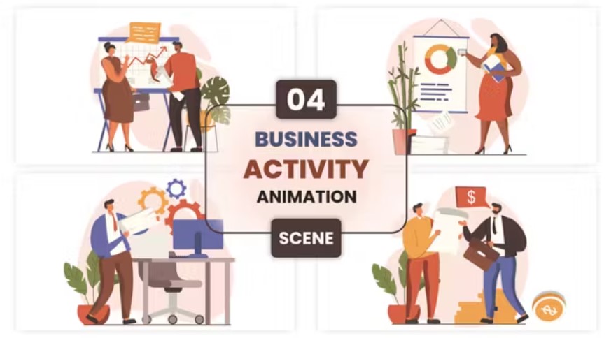 Videohive 52473030 Business Activity Concept Illustration | GFXHive