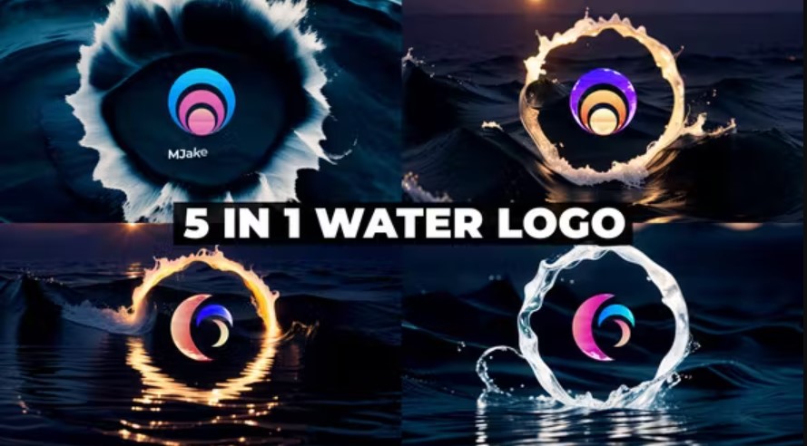 Videohive 52479515 Realistic Water Logo Opener | GFXHive