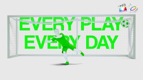 Videohive 52282540 Soccer Typographic Intro