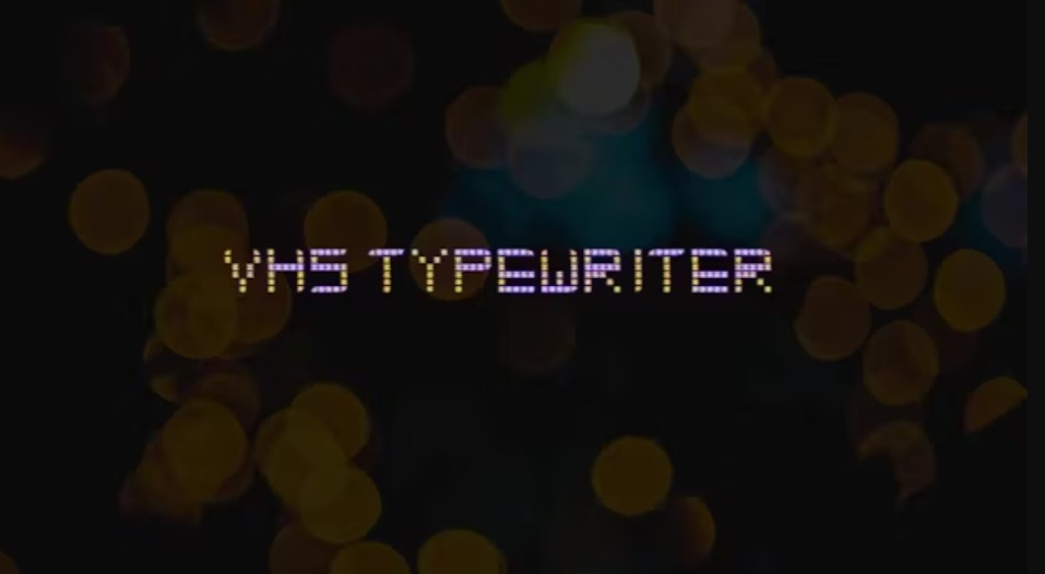 VHS Typewriter Preset Package: Elevate Your Videos with GFXHive