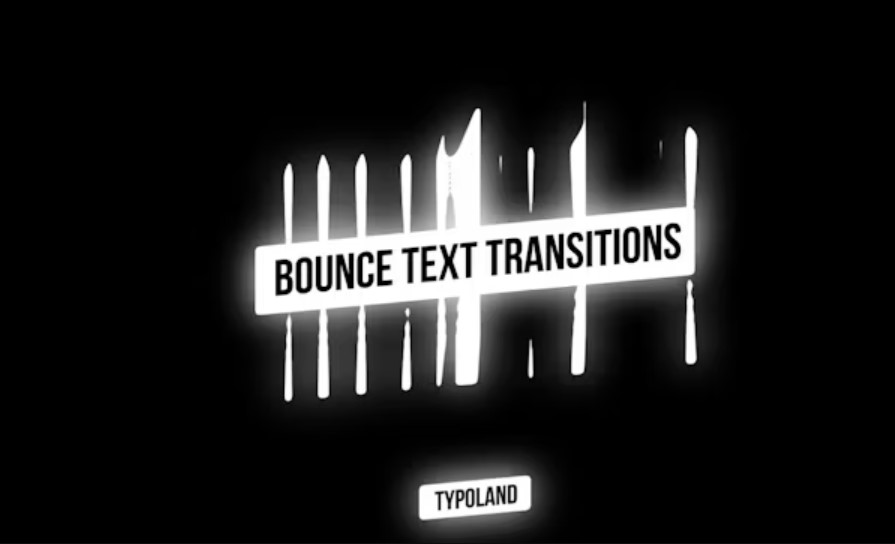 50 Bounce Text Transitions: Enhance Your Videos with GFXHive