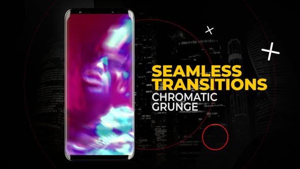 Videohive 52300749 Vertical Chromatic Grunge Transitions