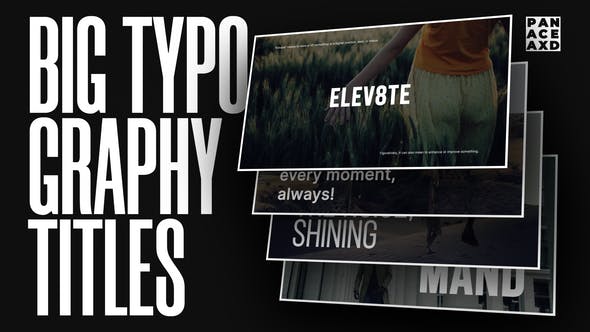 Videohive 52232139 Big Typography Titles // FCP