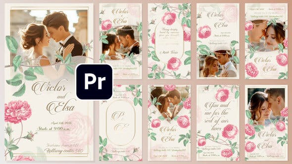 Videohive 51395957 Wedding Invitation Instagram Reels Stories