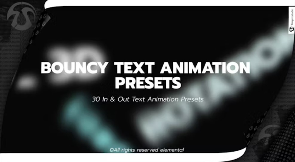 Bouncy Text Presets: Elevate Your Video Editing with GFXHive