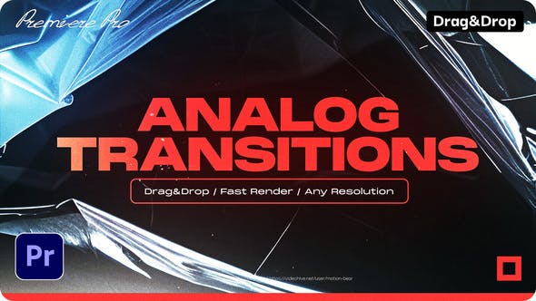 Videohive 52469787 Analog Glitch Transitions