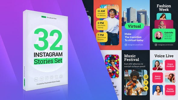 Enhance Your Social Media with Videohive 50238986 Wave Instagram Stories