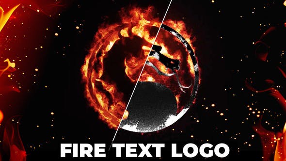 Videohive 52284744 Fire Text Logo Creator