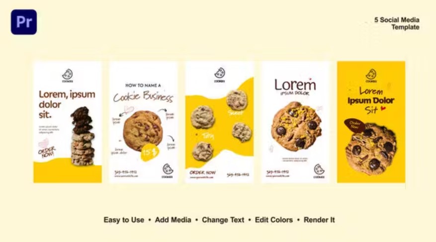 Videohive 52605881 Cookies Instagram Reels