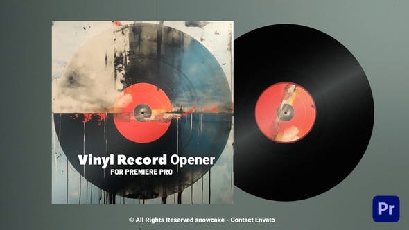 Videohive 52362130 Vinyl Record Opener For Premiere Pro