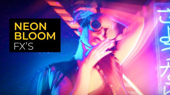 Videohive 52620955: Neon Bloom Effects for After Effects