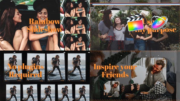 Videohive 52078046: Rainbow Slideshow