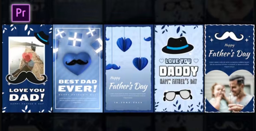 Videohive 52663658: Father's Day Stories Pack