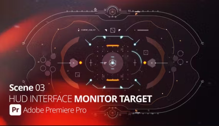 Videohive 52699104 HUD Interface Monitor Target 03 Pr