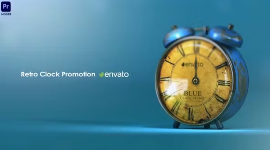 Videohive 52603365 Realistic Clock Logo