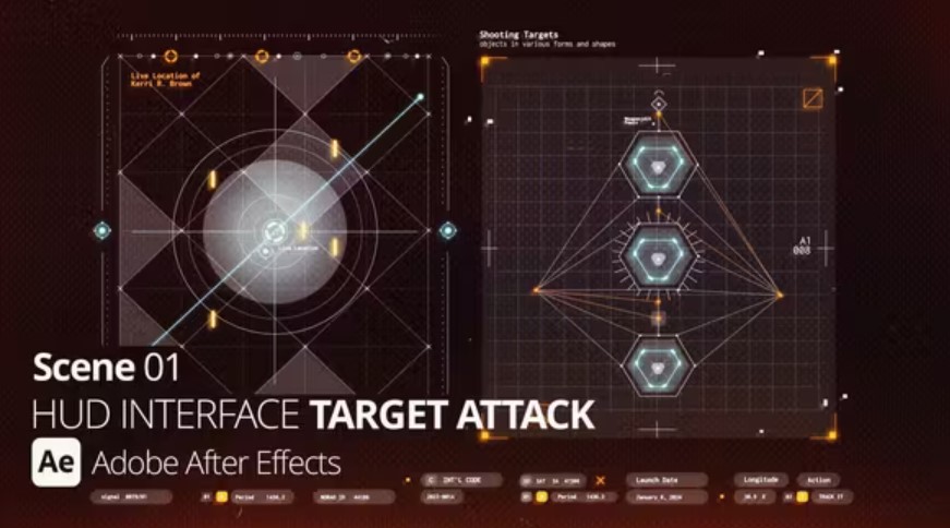 Videohive 52723993 HUD Interface Target Attack Ae 01