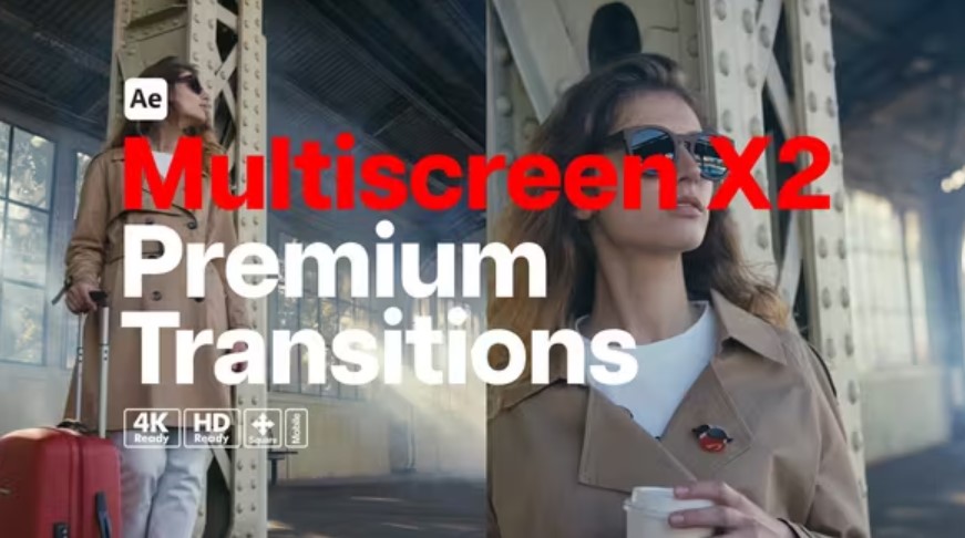 Videohive 52754373 Premium Transitions Multiscreen X2