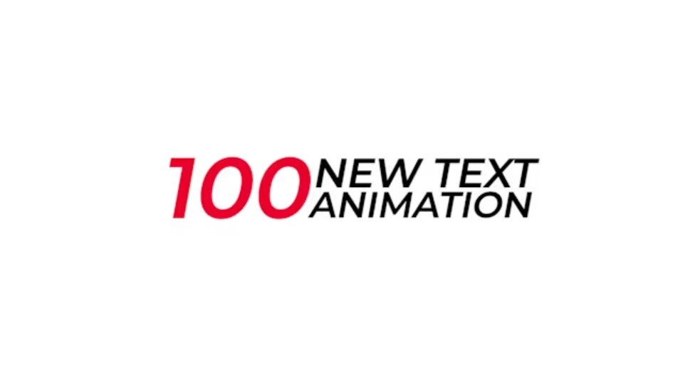 100 New Text Animation Presets for After Effects | GFXHive