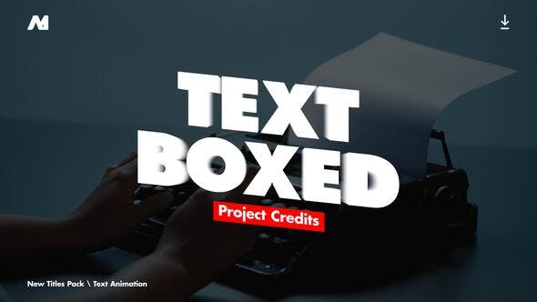 Videohive 52635550 Text – Box Animator | MOGRT – Elevate Your Video Projects