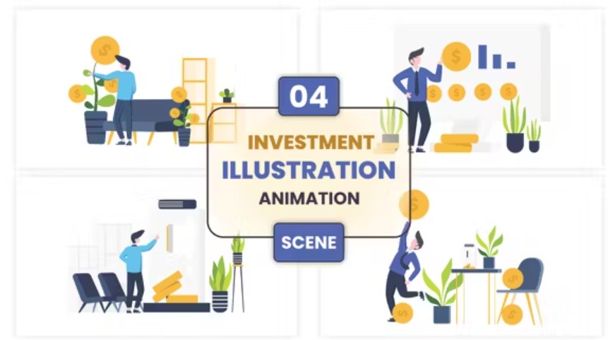 Videohive 52775306 Investment Illustration Animation Scene