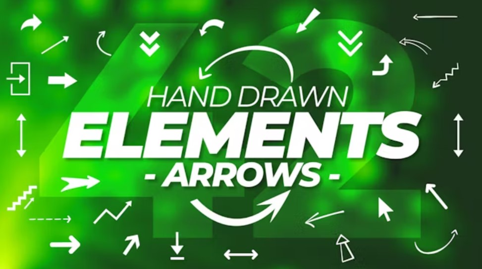 Hand Drawn Elements Kit V2 - Arrows | GFXHive – Elevate Your Video Projects