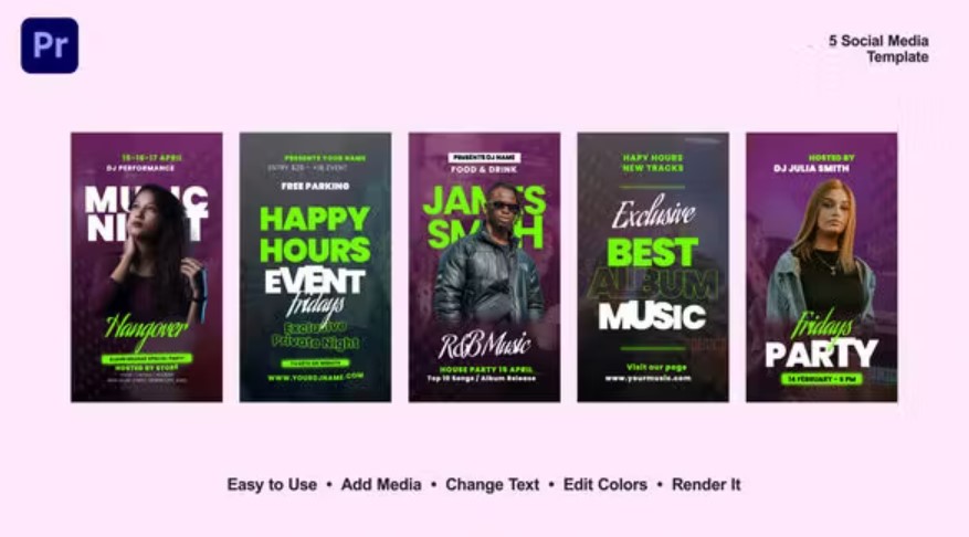 Videohive 52760553 Party Instagram Stories