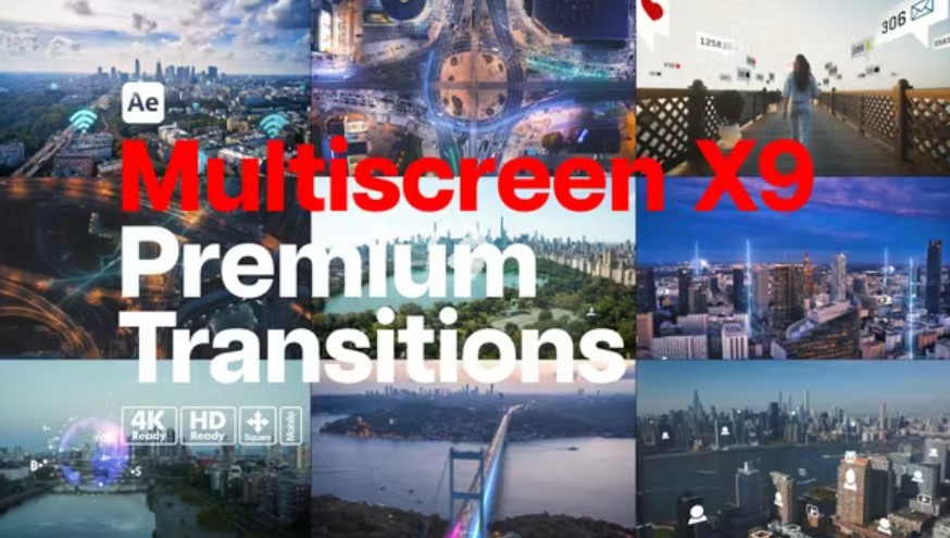 Videohive 52809279 Premium Transitions Multiscreen X9