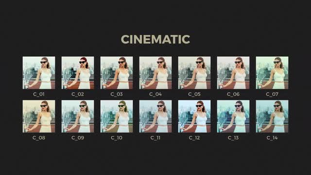 70 Color Grading Presets