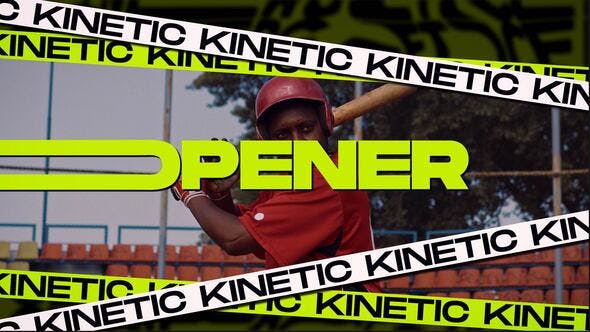 Videohive 52759587 Opener Kinetic MOGRT