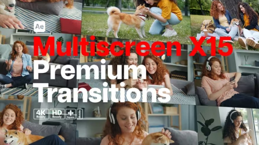 Videohive 52834060 Premium Transitions Multiscreen X15