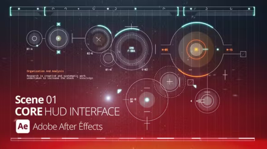 Videohive 52853356 HUD Interface Core 01 Ae