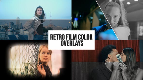 Videohive 52685274 Retro Film Color Overlays