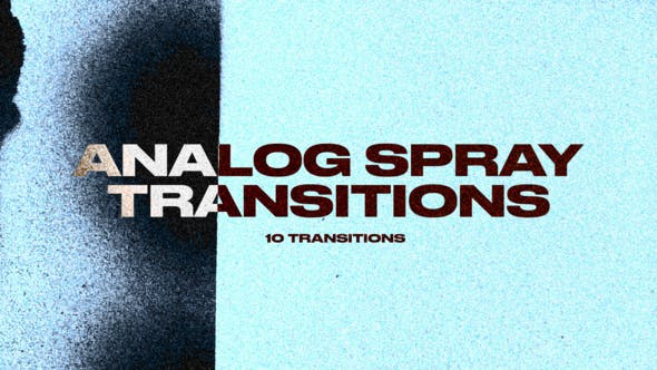 Videohive 52737288 Analog Spray Transitions from GFXHive