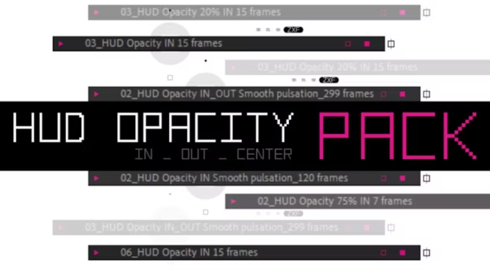 HUD Opacity In_Out_Center | Enhance Your Videos with GFXHive