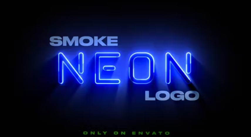 Videohive 52972343 Neon And Smoke Logo Template | GFXHive