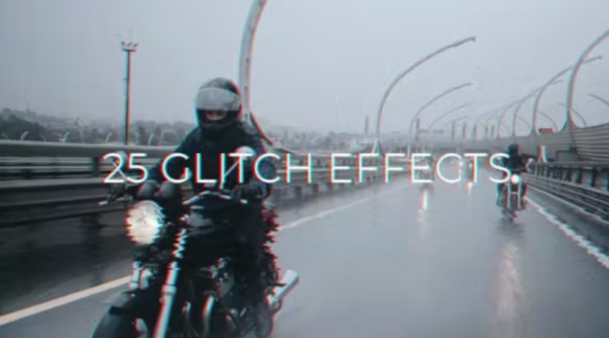 25 Glitch FX Overlay for Premiere Pro | GFXHive