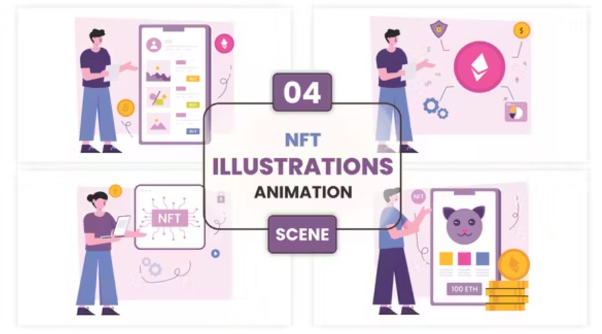 Videohive 53011295 NFT Illustrations Animation Scene