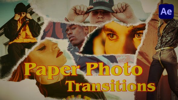 Videohive 52947508 Paper Photo Transitions for Premiere Pro | GFXHive