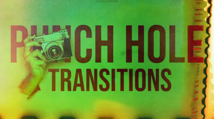 Videohive 52776576 Punch Hole Transitions for After Effects | GFXHive